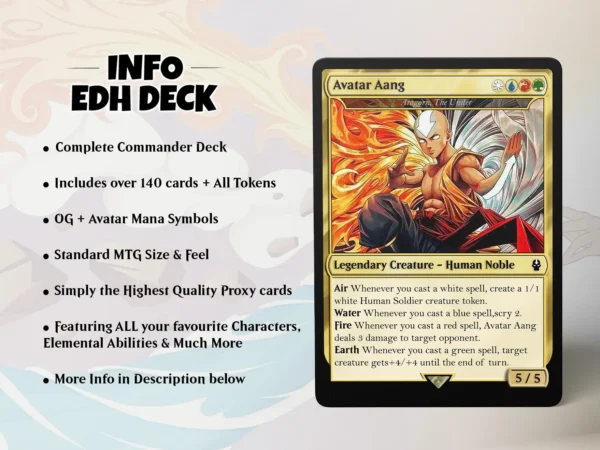 Avatar, The Last Airbender: Custom EDH Deck - Image 2