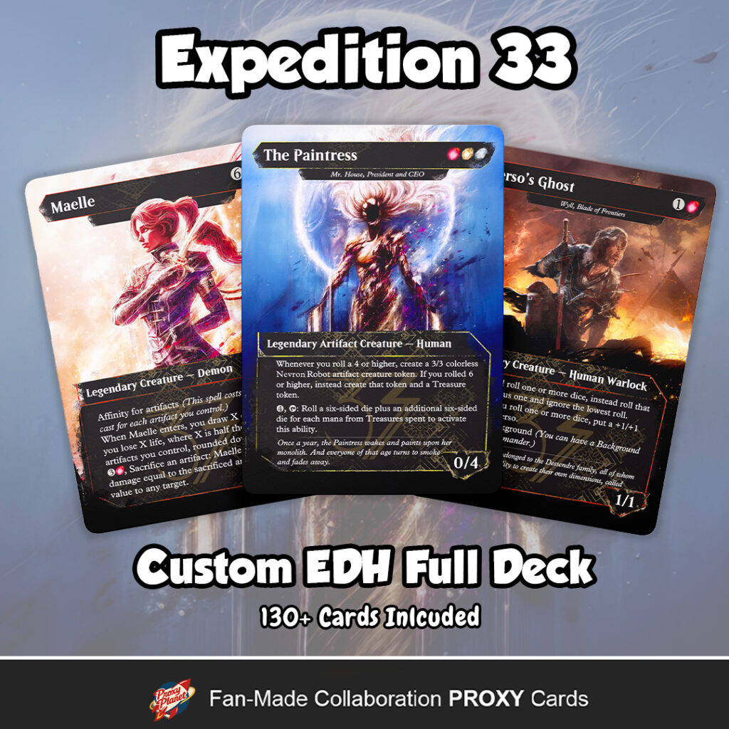 Expedition 33 Commander Deck Custom MTG EDH