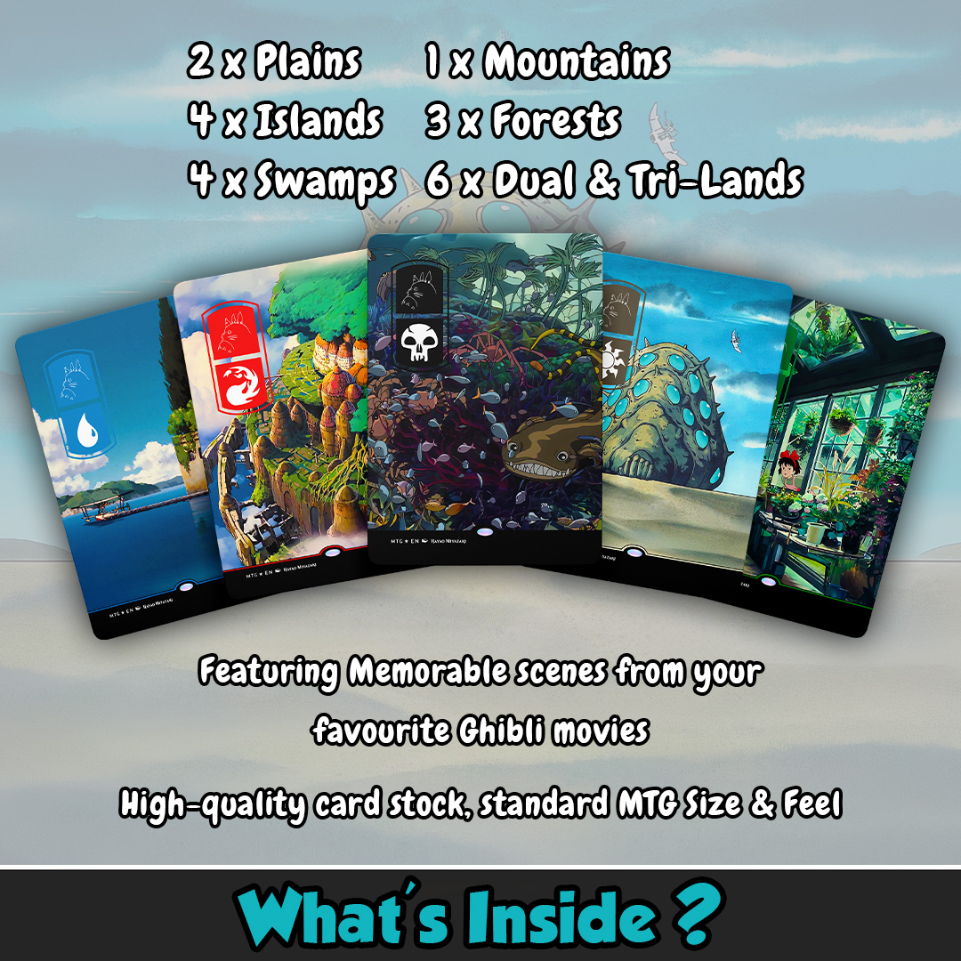 Booster Packs: Ghibli Basic Lands Vol I Booster Packs: Ghibli Basic Lands Vol I - Image 2