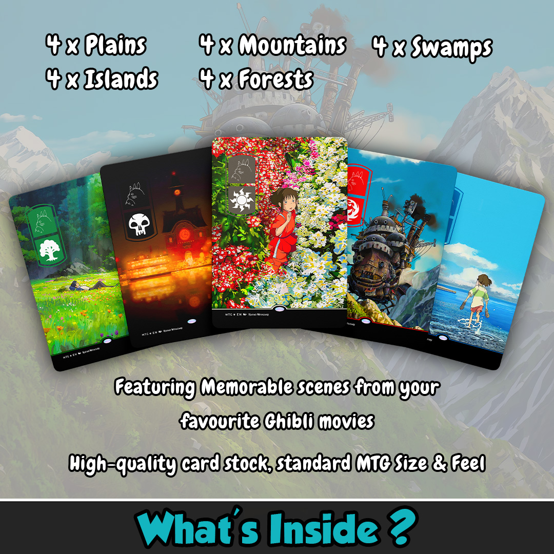 Booster Packs: Ghibli Basic Lands Vol II Booster Packs: Ghibli Basic Lands Vol II - Image 2