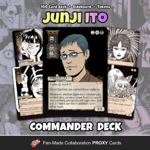 Junji Ito Commander Deck Custom MTG EDH