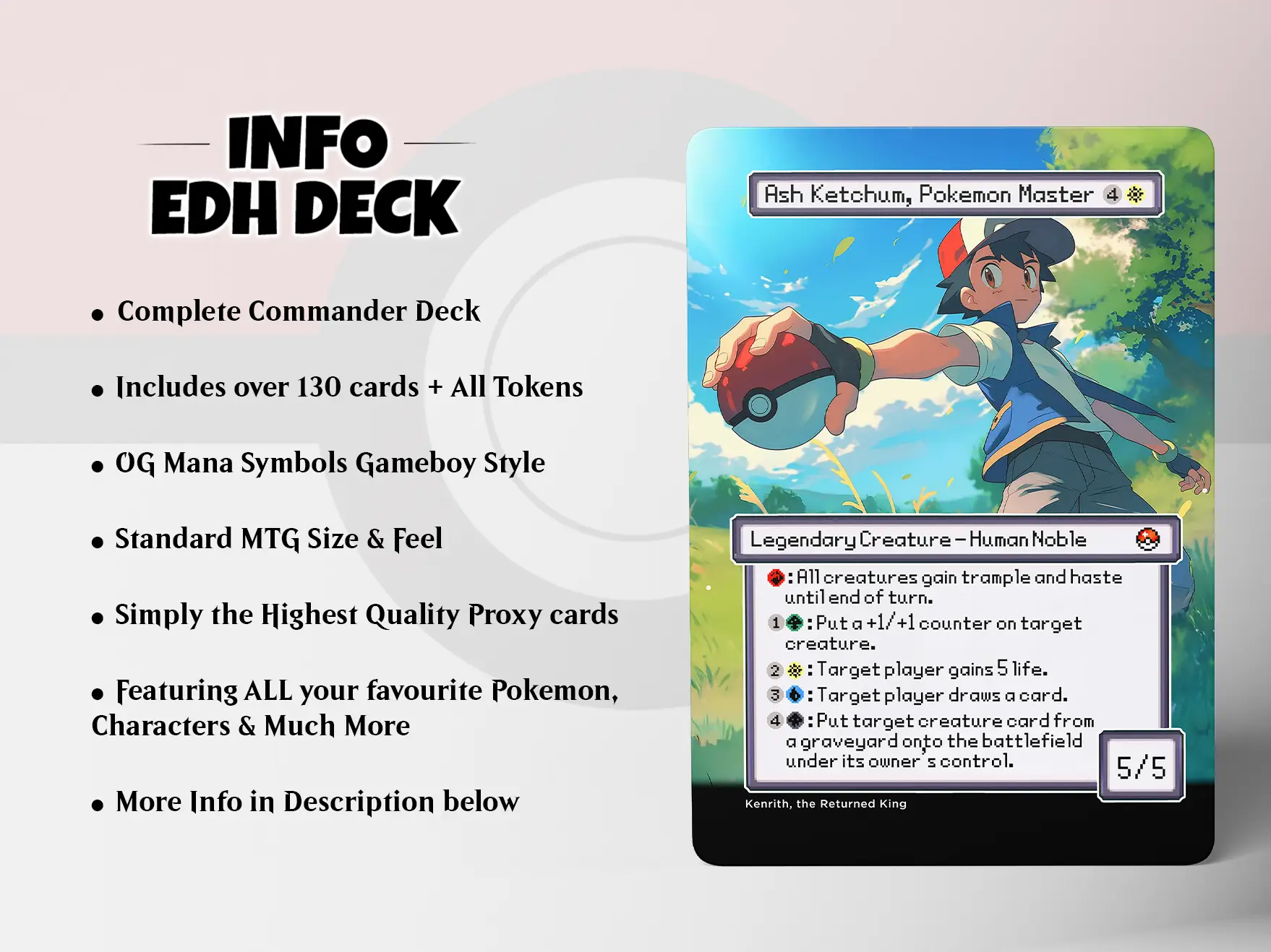 Pokemon: Custom EDH Deck - Image 2