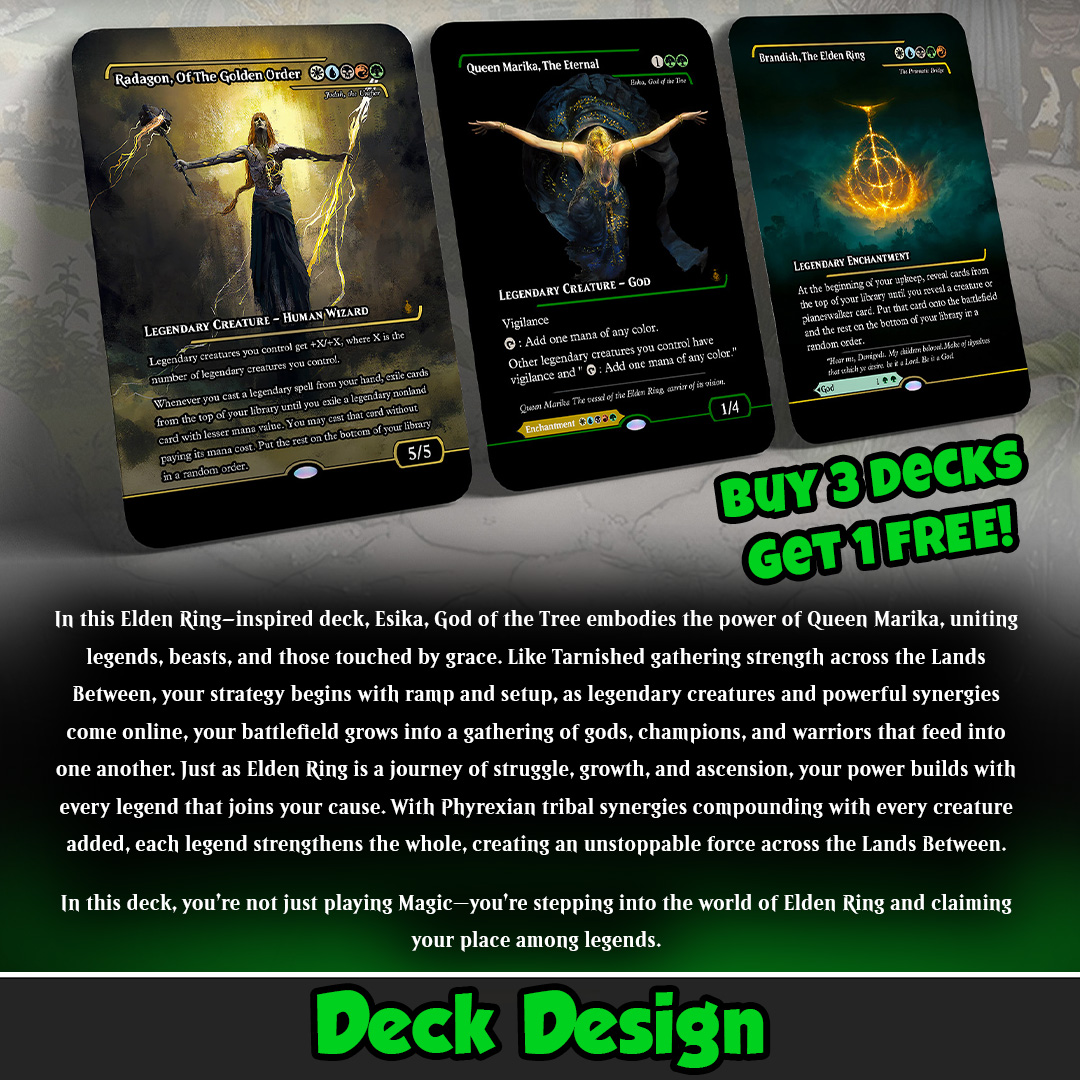 Custom EDH Deck: Elden Ring Queen Marika Custom EDH Deck: Elden Ring Queen Marika - Image 2