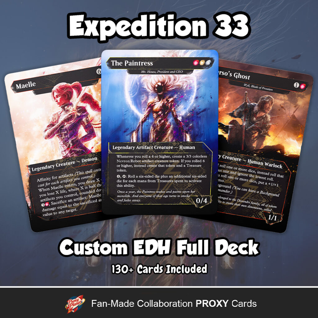 Expedition 33 Commander Deck Custom MTG EDH