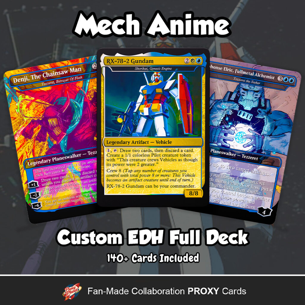 Custom MTG Proxy EDH Decks | Anime & Gaming Decks