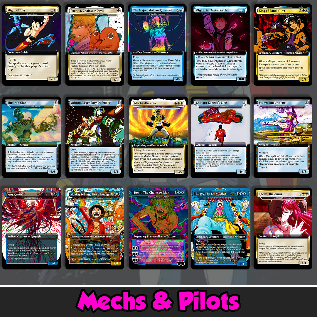 Custom EDH Deck: Gundam Mech Anime Custom EDH Deck: Gundam Mech Anime - Image 3