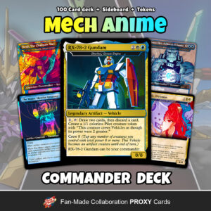 Mech Anime Commander Deck Custom MTG EDH