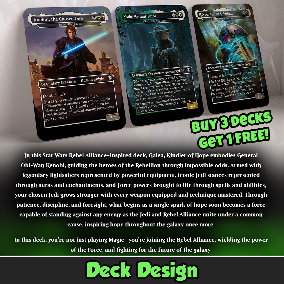Custom EDH Deck: Rebel Alliance Custom EDH Deck: Rebel Alliance - Image 2