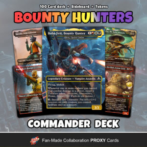 Star Wars Bounty Hunters Commander Deck Custom MTG EDH