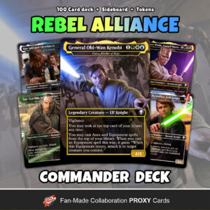 Star Wars Rebel Alliance Commander Deck Custom MTG EDH
