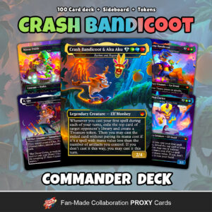 Crash Bandicoot Commander Deck Custom MTG EDH