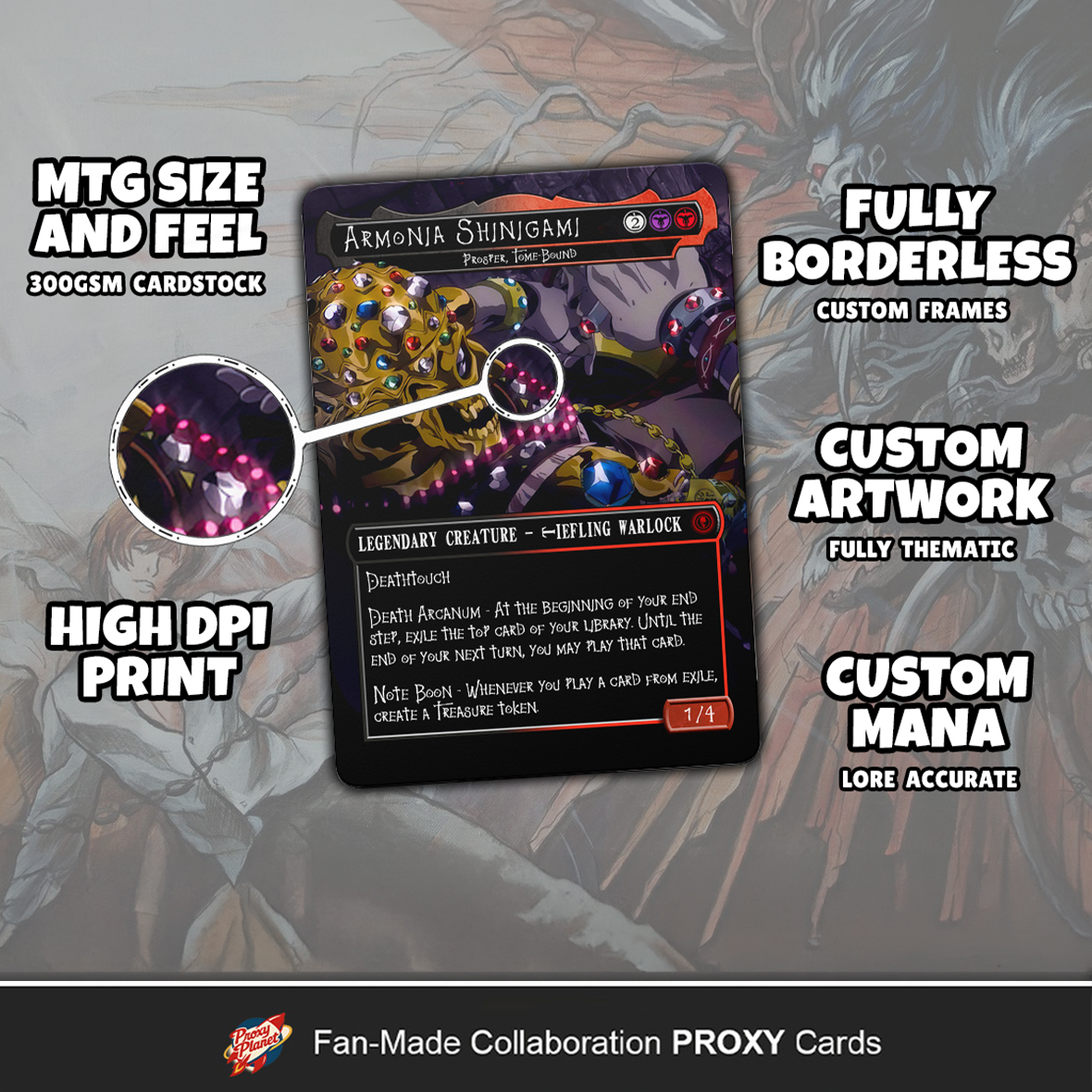Custom EDH Deck: Death Note Death Note Commander Deck Custom MTG EDH
