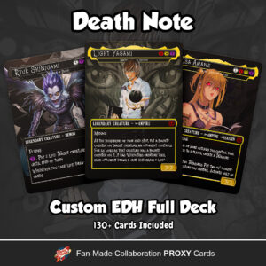 Death Note Commander Deck Custom MTG EDH