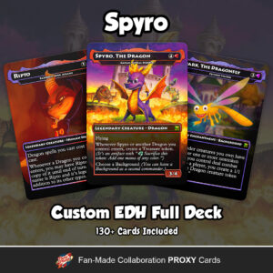 Spyro, The Dragon Commander Deck Custom MTG EDH